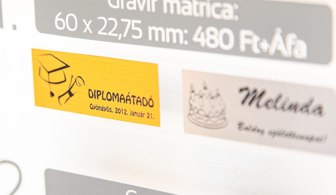 Matrica gravírozás