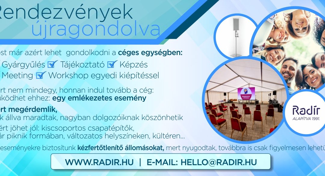 Rendezvények újragondolva