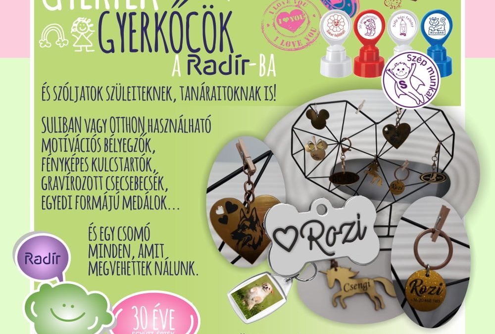 Gyerekeknek is van mit ajánlanunk!