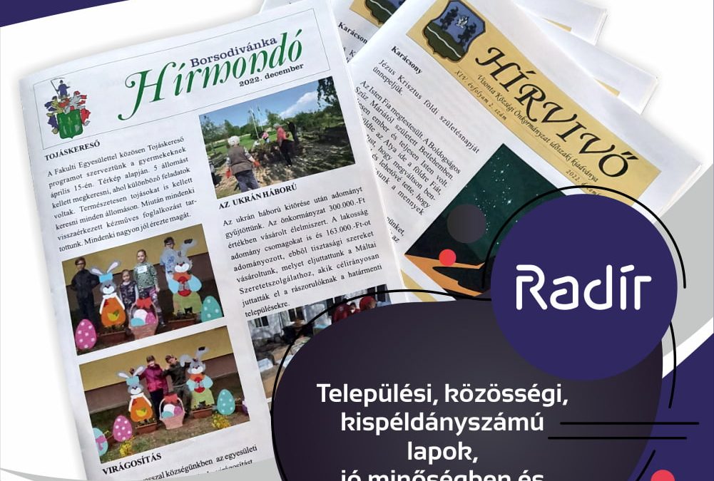 Hogy mi újság? A hír igaz: vannak még települési lapok